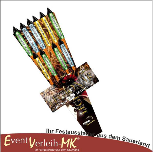 Legionär, 10 tlg. Raketen